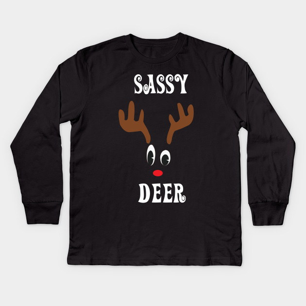 Sassy Reindeer Deer Red nosed Christmas Deer Hunting Hobbies Interests
